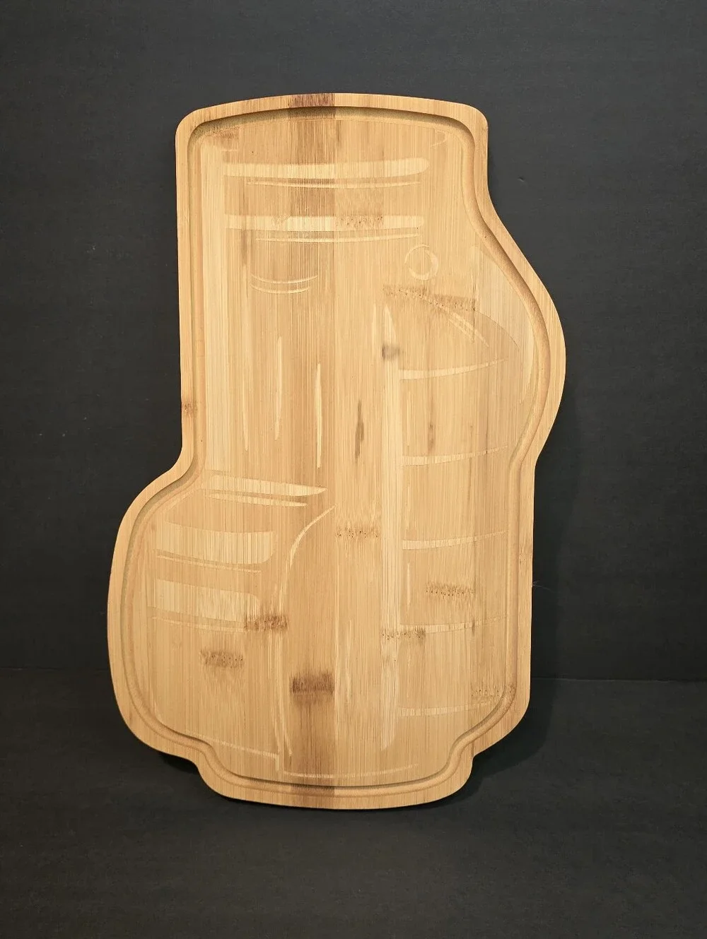 J.S. Kraftsman & Sons Golf Bag Bamboo Cutting Board Charcuterie Tray